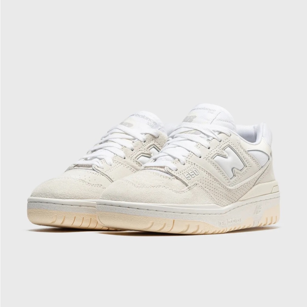 New Balance 550 Cream Shoes (Women's)